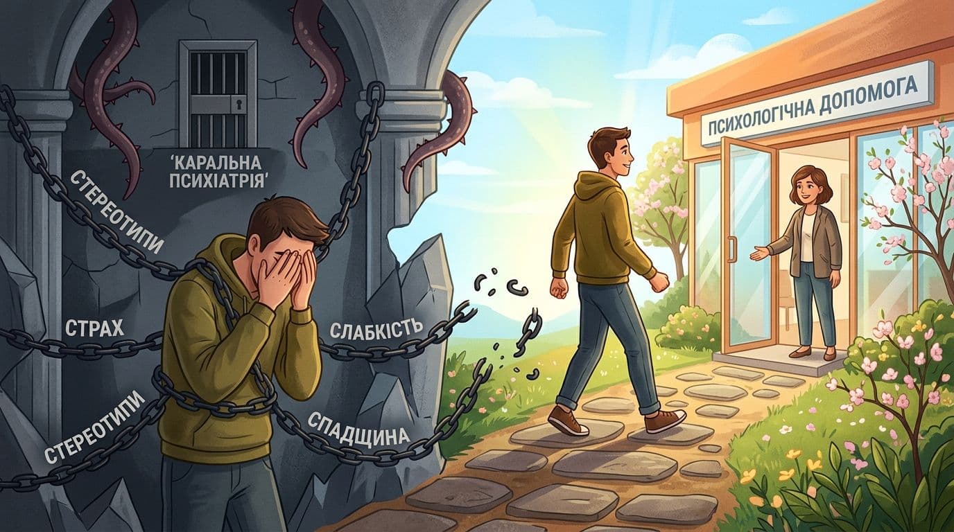 Чому ми досі боїмося психологів: Спадщина «каральної психіатрії» та стереотипи про слабкість